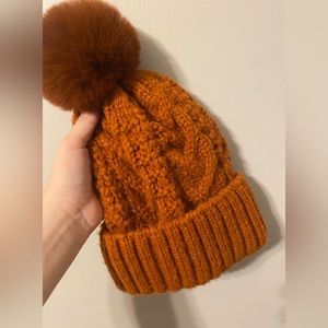 Rust color beanie